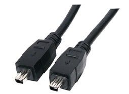 Cable avec fiche Firewire 4 contacts males ET fiche Firewire 4 contacts male Cable firewire IEEE1394