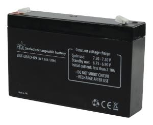 LCR067R2PG 6,0V-7,2AH ACCU EN PLOMB