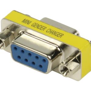 Adaptateur avec fiche SUBD 9pins femelle ET fiche SUBD 9pins femelle