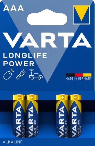 LR03 pile alcaline pack de 4 pièces HIGH ENERGY VARTA - vue complémentaire 1