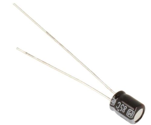 condensateur chimique 10 microfarad -16 Volts  Mini-105° - vue complémentaire 3