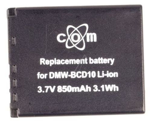 Accu 3,7V-1000Mah Li-Ion pour appareil photo panasonic DMCTZ2EG - vue complémentaire 1